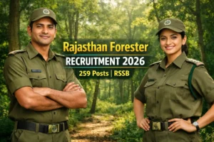 Rajasthan Forester Recruitment 2026