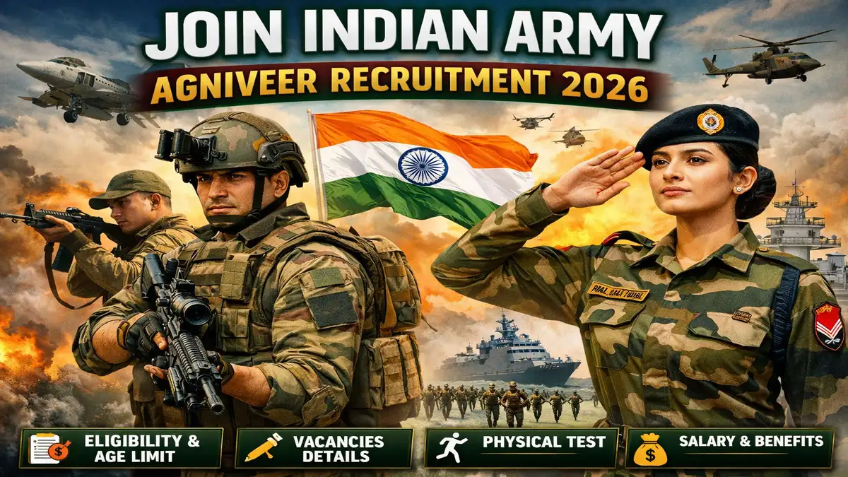Join Indian Army Agniveer Recruitment Online Form 2026 – Eligibility, Rally, Salary and Apply Online