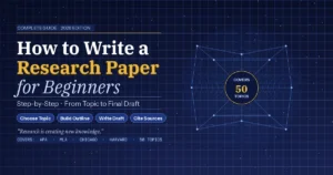 How to write a research paper for beginners step by step guide 2026