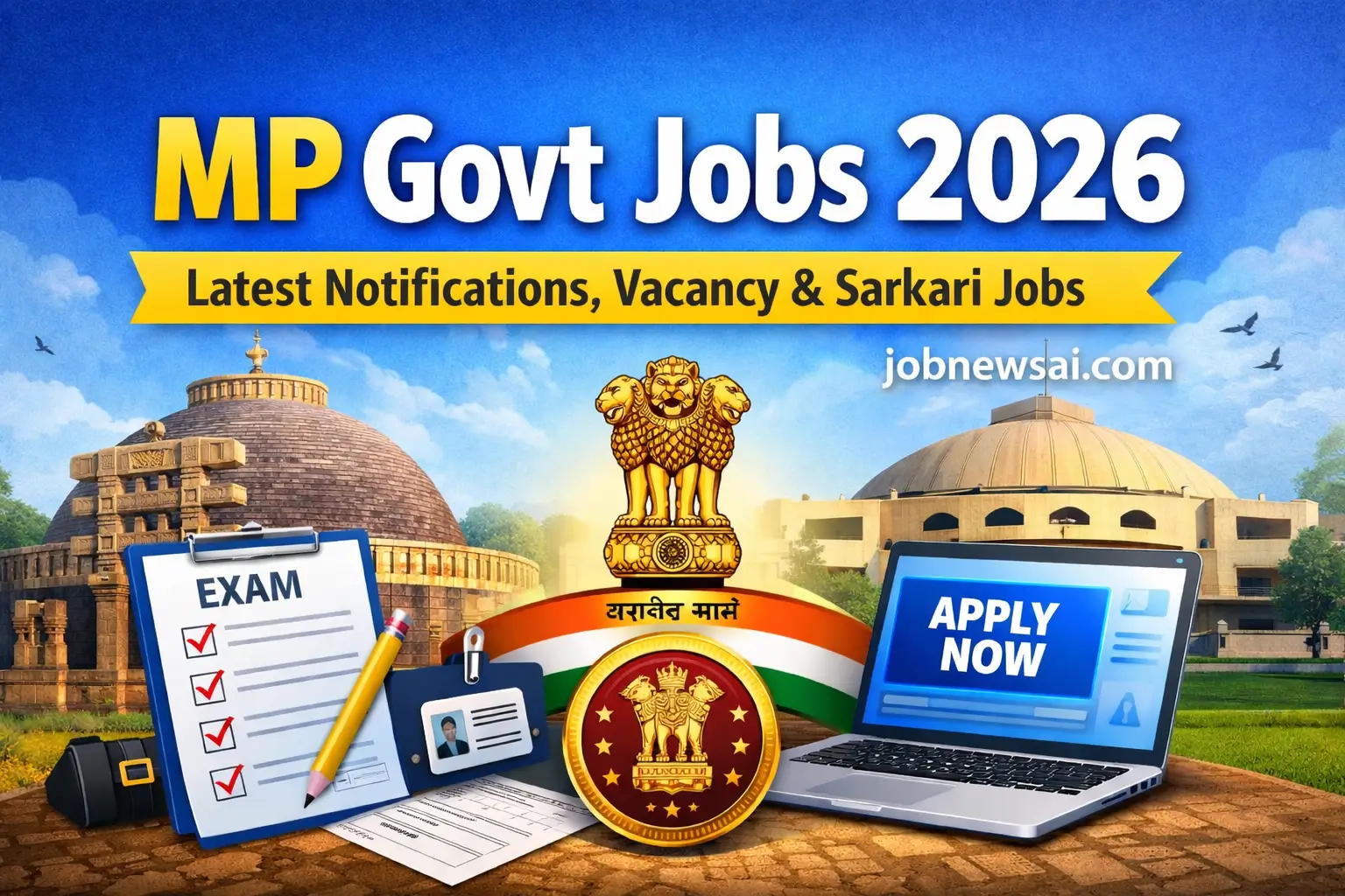 MP Govt Jobs 2026 Latest Notifications, Vacancy, Sarkari Jobs List Madhya Pradesh