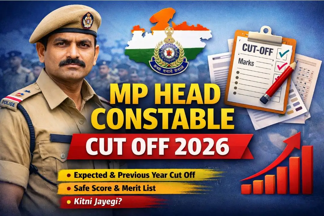 MP Head Constable Cut off 2026 (Expected & Previous Year) - Category Wise Safe Score 1 MP Head Constable Cut off 2026 Category Wise Expected Marks