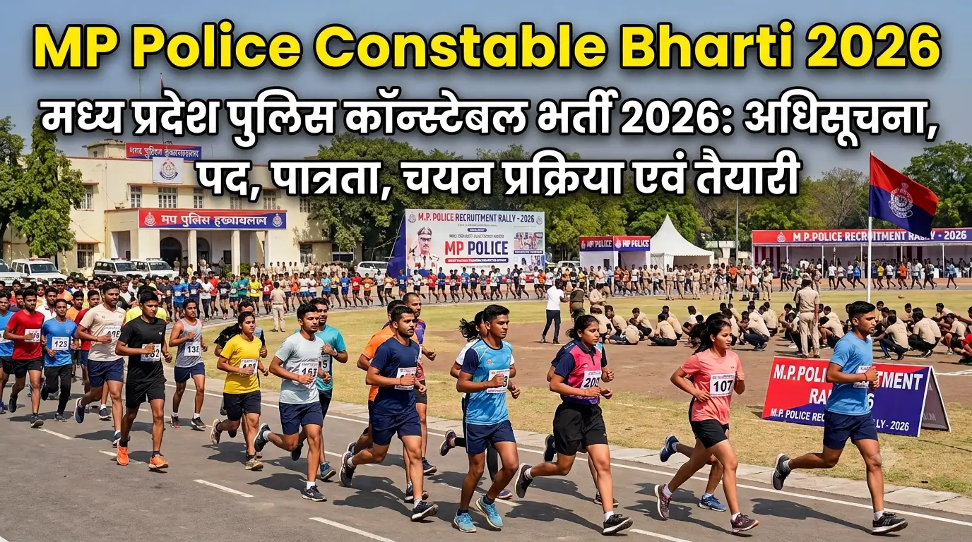 MP Police Constable Bharti 2026 Notification and Exam Details